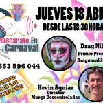 ‘EnMascárate En Carnaval’ con Drag nilo y Kevin Aguiar