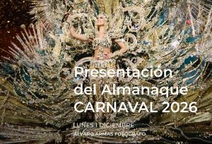 Álvaro Armas anticipa el Carnaval 2026 con un almanaque que captura la esencia de la fiesta