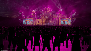 La cueva del tesoro pirata preside el escenario del Carnaval de Gáldar 2026