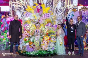 Aroa Pacheco Cabrera se corona como Reina Infantil del Carnaval de La Orotava en una gala dedicada al mundo del cine
