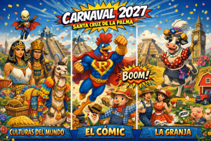 El futuro del Carnaval 2027 se decide en Santa Cruz de La Palma: tres temas compiten por el favor del público