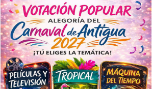 Antigua genera un código QR para elegir la Alegoría del Carnaval de Antigua 2027