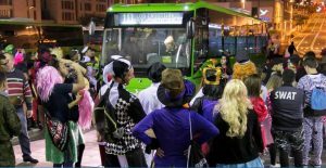 Refuerzos de Titsa para la Cabalgata, el Carnaval de Día y el Coso apoteósico en Los Cristianos