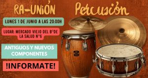 Los Tabajaras convocan a antiguos y nuevos integrantes para la percusión