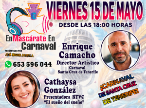 ‘EnMascárate En Carnaval’ con Cathaysa González y Enrique Camacho