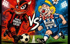 Fútbol y Murga: Los Diablos Locos y Bambones se enfrentan en Valleseco