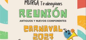Los Tiralengüines dan el pistoletazo de salida a su preparación para el Carnaval 2027