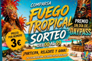 La comparsa Fuego Tropical lanza un sorteo para financiar su proyecto de Carnaval 2027