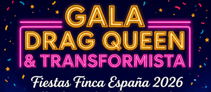 La Gala Drag Queen & Transformista de Finca España llenará de color y espectáculo la noche del sábado