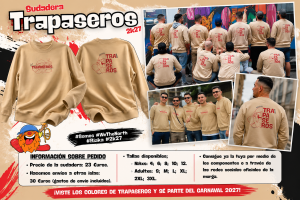 Los Trapaseros presenta su sudadera oficial para el Carnaval 2027