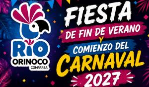 Río Orinoco dará la bienvenida al Carnaval 2027 con una gran fiesta de convivencia