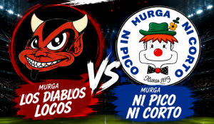 Los Diablos Locos y Ni Pico Ni Corto medirán fuerzas en un partido de fútbol entre murgas
