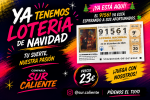 La comparsa Sur Caliente pone a la venta su Lotería de Navidad con el número 91561