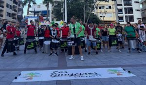Los Guajeiros llevan el ritmo del Carnaval hasta El Médano