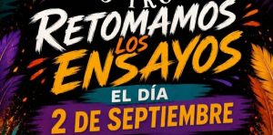 La comparsa Fuego Tropical retoma sus ensayos el 2 de septiembre