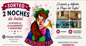 Kikirinietas ponen en marcha un sorteo con dos noches de hotel en Playa del Inglés