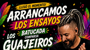 Los Guajeiros ponen en marcha sus ensayos con una nueva batucada