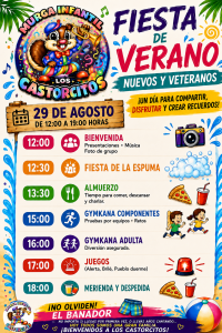 Los Castorcitos mantienen vivo el espíritu de familia con su Fiesta de Verano