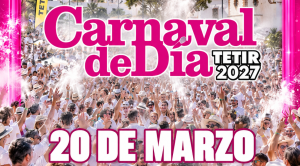 Tetir ya tiene fecha para su Carnaval de Día de 2027