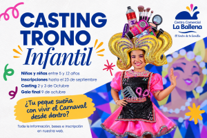 La Ballena busca al pequeño protagonista que representará al centro en el Carnaval de Las Palmas de Gran Canaria 2027