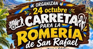 Los Lengüetudos y Batucada Timbalao unen tradición y ritmo con una carreta para la Romería de San Rafael