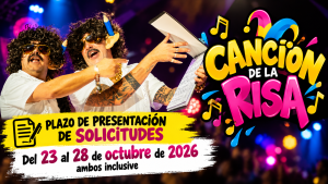 Últimos días para presentar las solicitudes de participación en la Canción de la Risa del Carnaval de Santa Cruz de Tenerife 2027